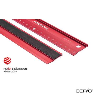 Transotype Aluminum Non-Slip Ruler 30 Cm - 2