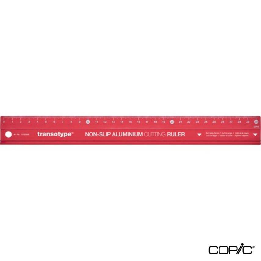 Transotype Alüminyum Kaymaz Cetvel 30 Cm - 1