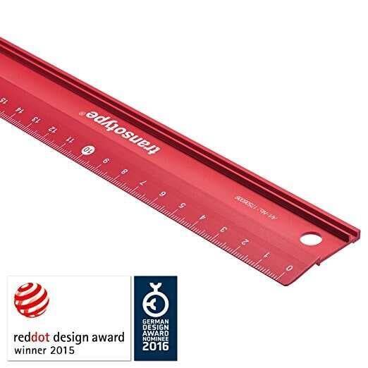 Transotype Alüminyum Kaymaz Cetvel 60 Cm - 2