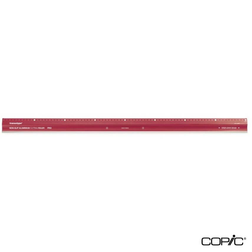Transotype Profesyonel Alüminyum Kaymaz Cetvel 80 Cm - 1