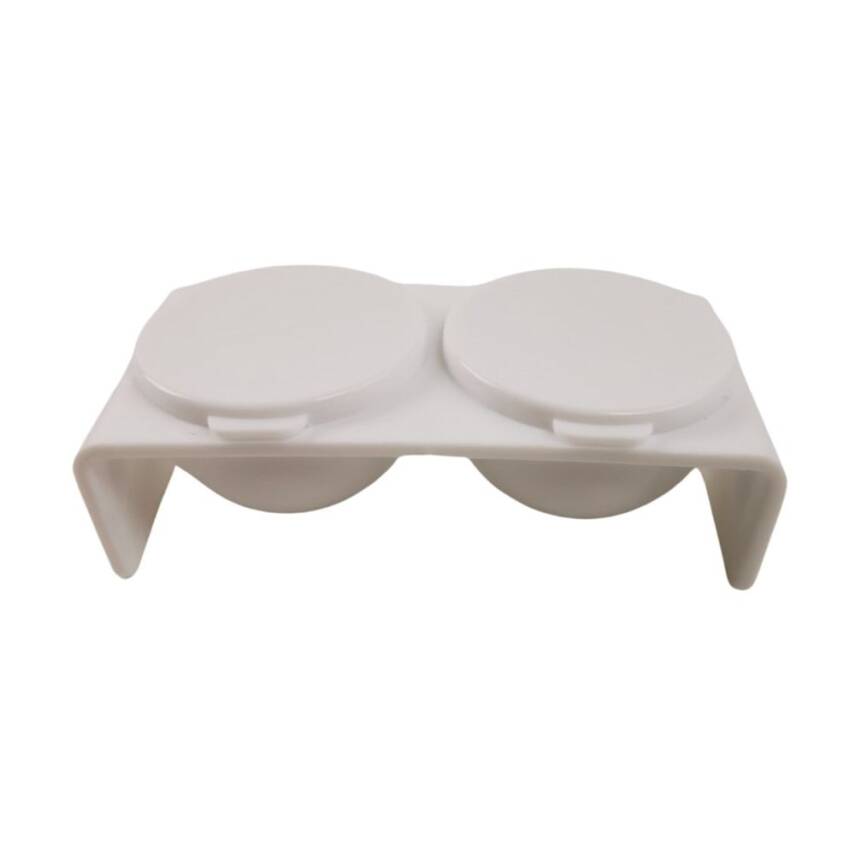 Two Compartment Mini Lidded Palette - 1
