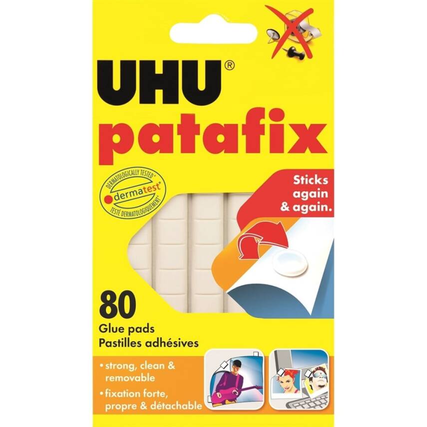 Uhu Patafix Dough Adhesive White - 1