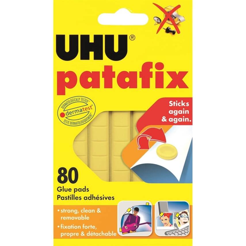 Uhu Patafix Dough Adhesive Yellow - 1