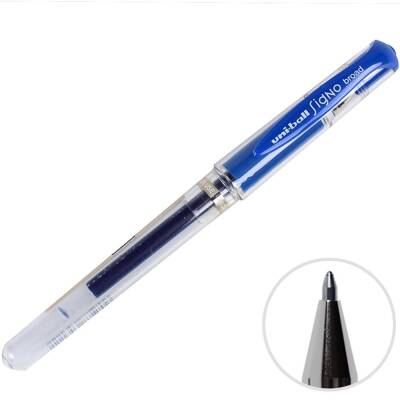 Uni-Ball Broad Signature Pen Blue (Um-153) - 1