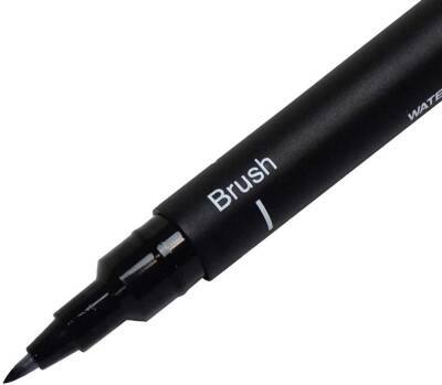 Uni-Ball Pin BR-200 Brush Pen Black - 2
