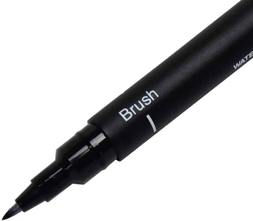 Uni-Ball Pin BR-200 Brush Pen Black - 2