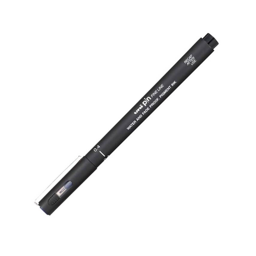 Uni-Ball Pin Fine Line Teknik Çizim Kalemi 0.4 mm Siyah - 1