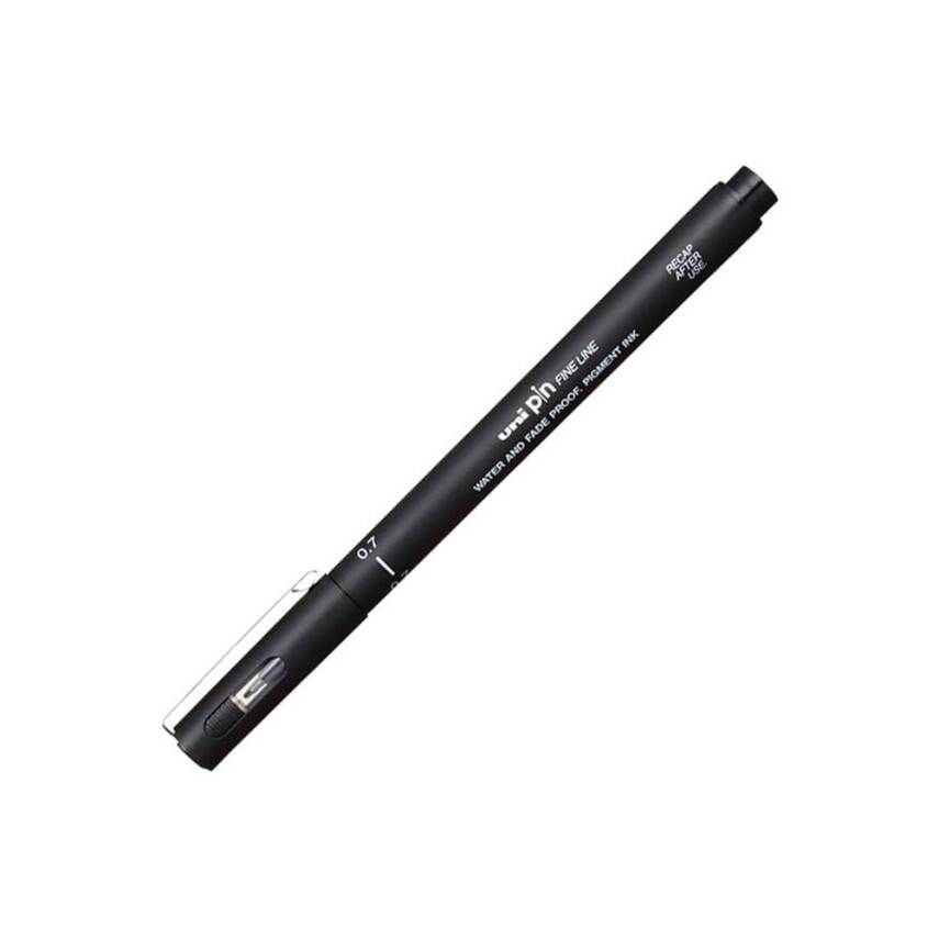 Uni-Ball Pin Fine Line Teknik Çizim Kalemi 0.7 mm Siyah - 1