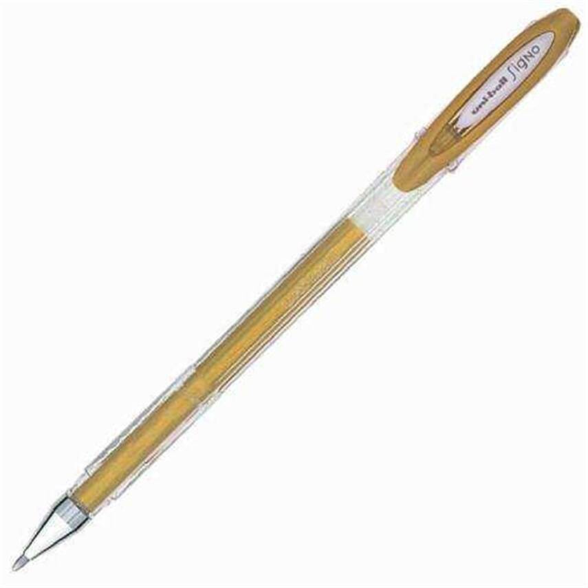 Uni Gel Pen Signo Noble Metal UM-120 NM 0.8 Gold - 1