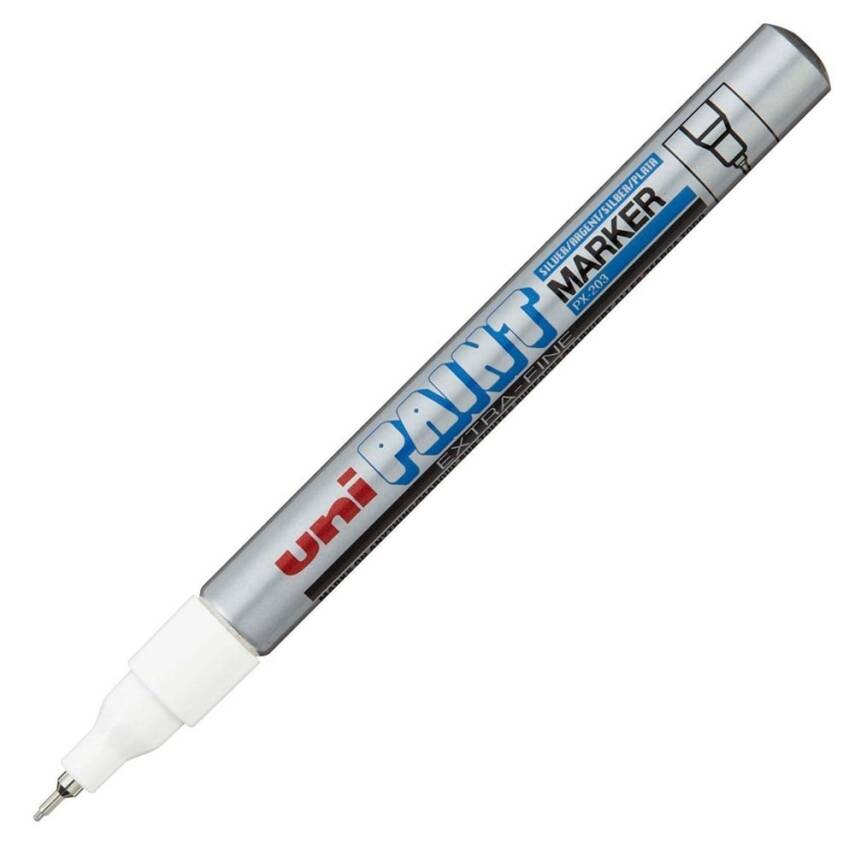 Uni Paint Px 203 Silver - 2