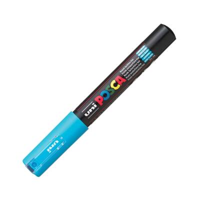 Uni Posca PC-1M Acrylic Marker 0.7 mm Light Blue