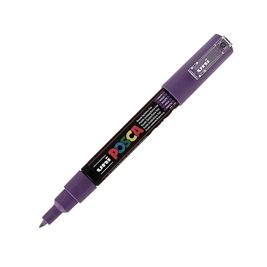 Uni Posca PC-1M Acrylic Marker 0.7 mm Purple - 1