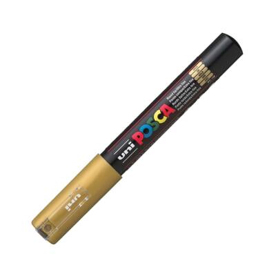 Uni Posca Pc-1M Coloring Marker 0.7 mm Gold