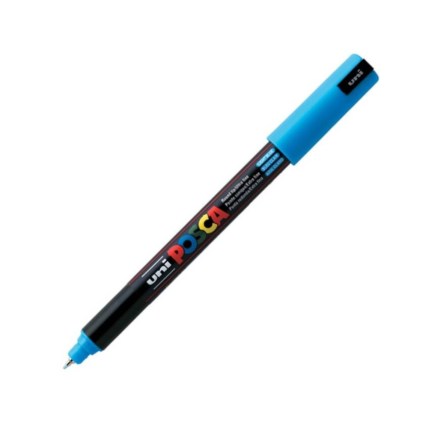 Uni Posca Pc-1Mr Acrylic Marker 0.7 mm A.Blue - 1