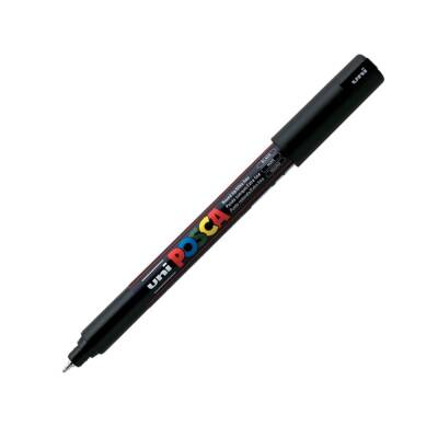Uni Posca Pc-1Mr Acrylic Marker 0.7 mm Black