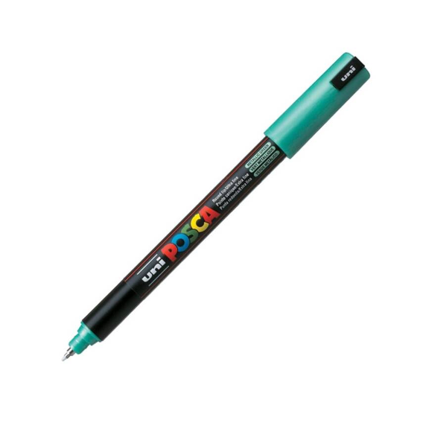 Uni Posca Pc-1Mr Acrylic Marker 0.7 mm M.Green - 1