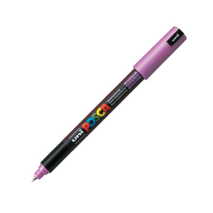 Uni Posca Pc-1Mr Acrylic Marker 0.7 mm M.Pink - 1