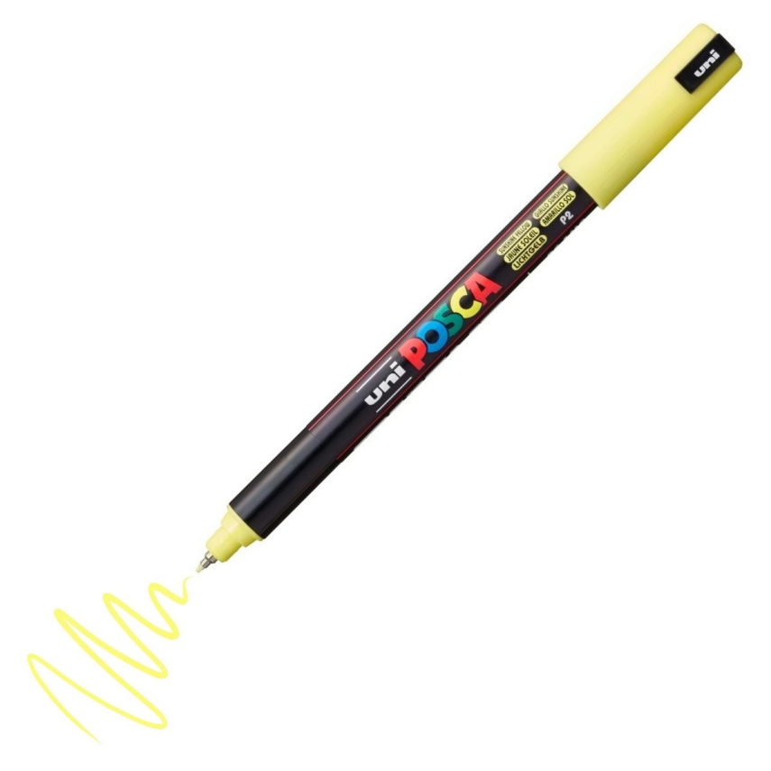 Uni Posca Pc-1Mr Acrylic Marker 0.7 mm Sun Yellow - 1