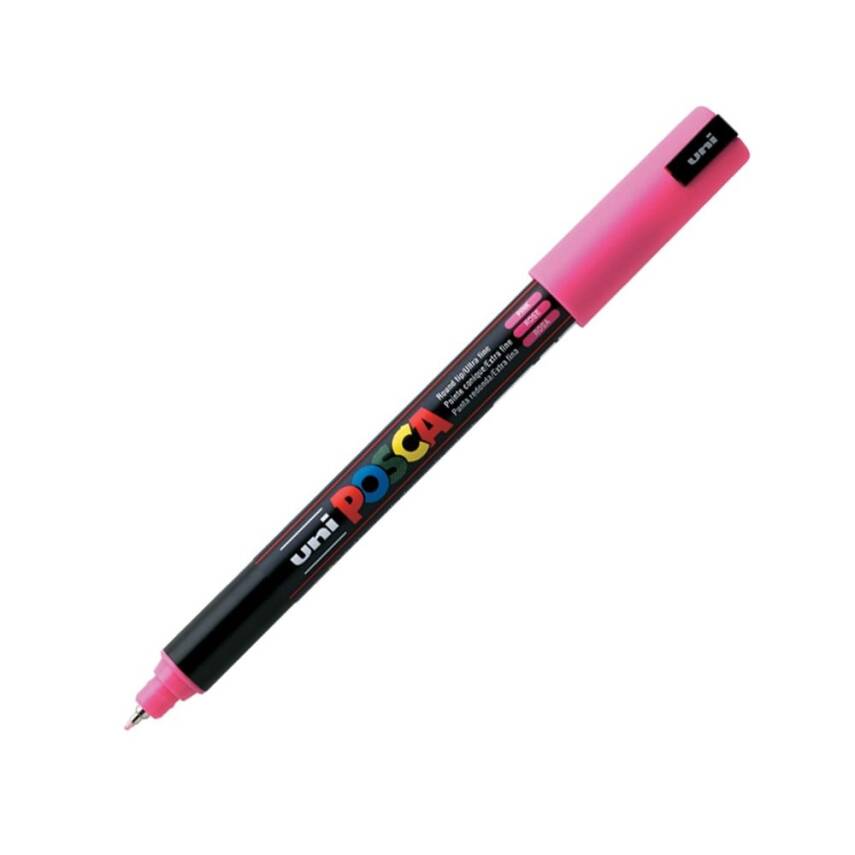 Uni Posca Pc-1Mr Boyama Markörü 0.7 mm Pembe - 1