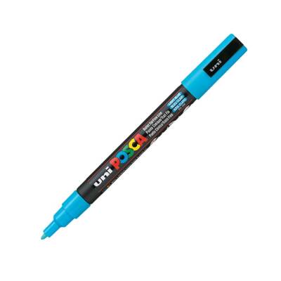 Uni Posca Pc-3M Acrylic Marker 0.9-1.3 mm Light Blue