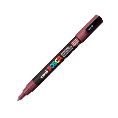 Uni Posca Pc-3M Acrylic Marker 0.9-1.3 mm Wine Red