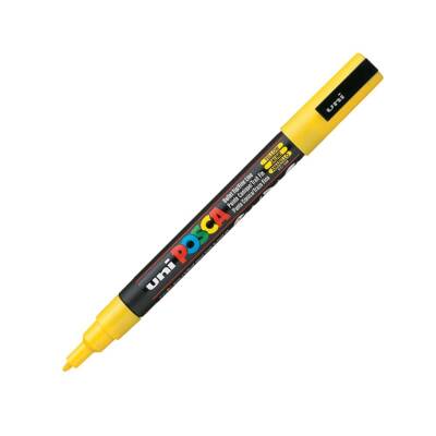 Uni Posca Pc-3M Acrylic Marker 0.9-1.3 mm Yellow