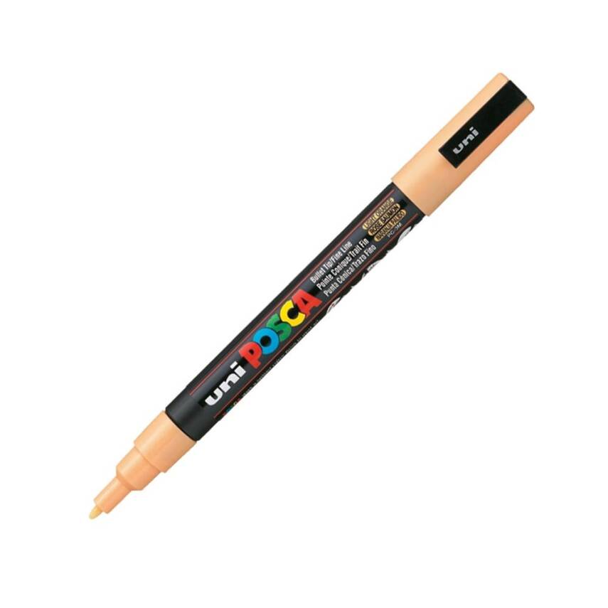 Uni Posca Pc-3M Boyama Markörü 0.9-1.3 mm Açık Turuncu - 1