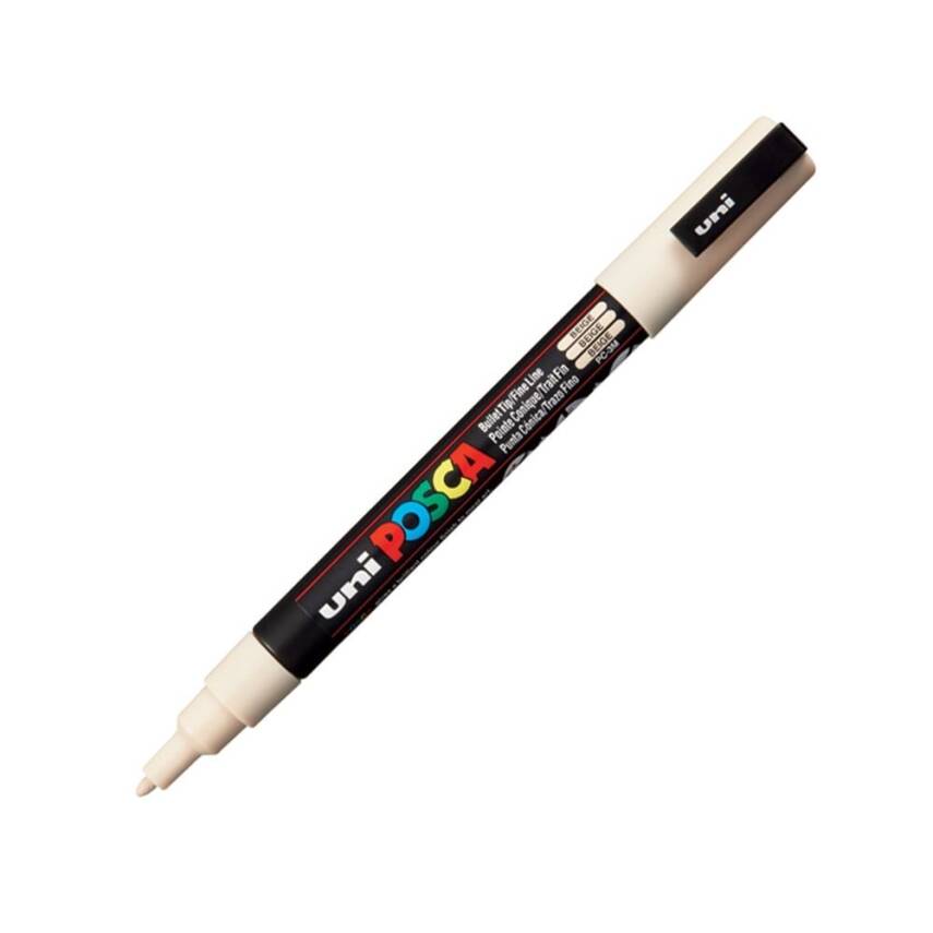 Uni Posca Pc-3M Boyama Markörü 0.9-1.3 mm Bej - 1