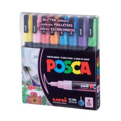 Uni Posca PC-3ML 0.9-1.3 mm 8'li Simli - 4