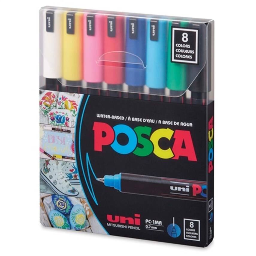 Uni Posca PC-5M 1.8-2.5 mm 8 Pack Anacolor - 3