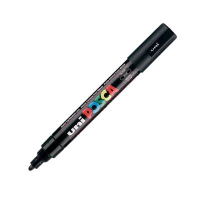Uni Posca Pc-5M Acrylic Marker 1.8-2.5 mm Black
