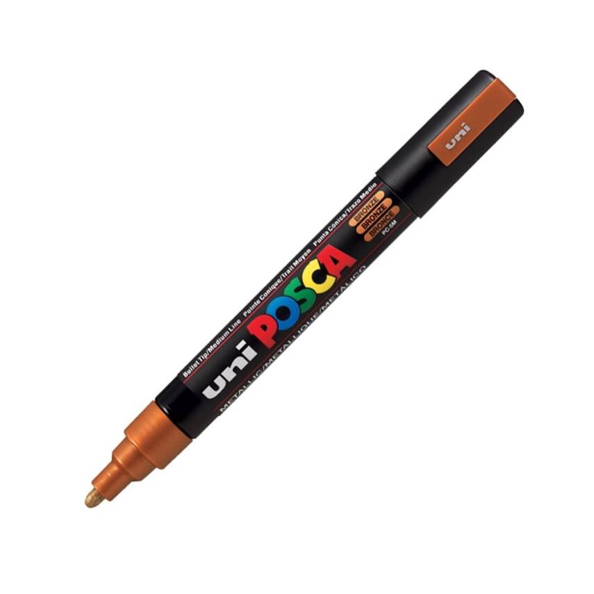 Uni Posca PC-5M Acrylic Marker 1.8-2.5 mm Bronze - 1
