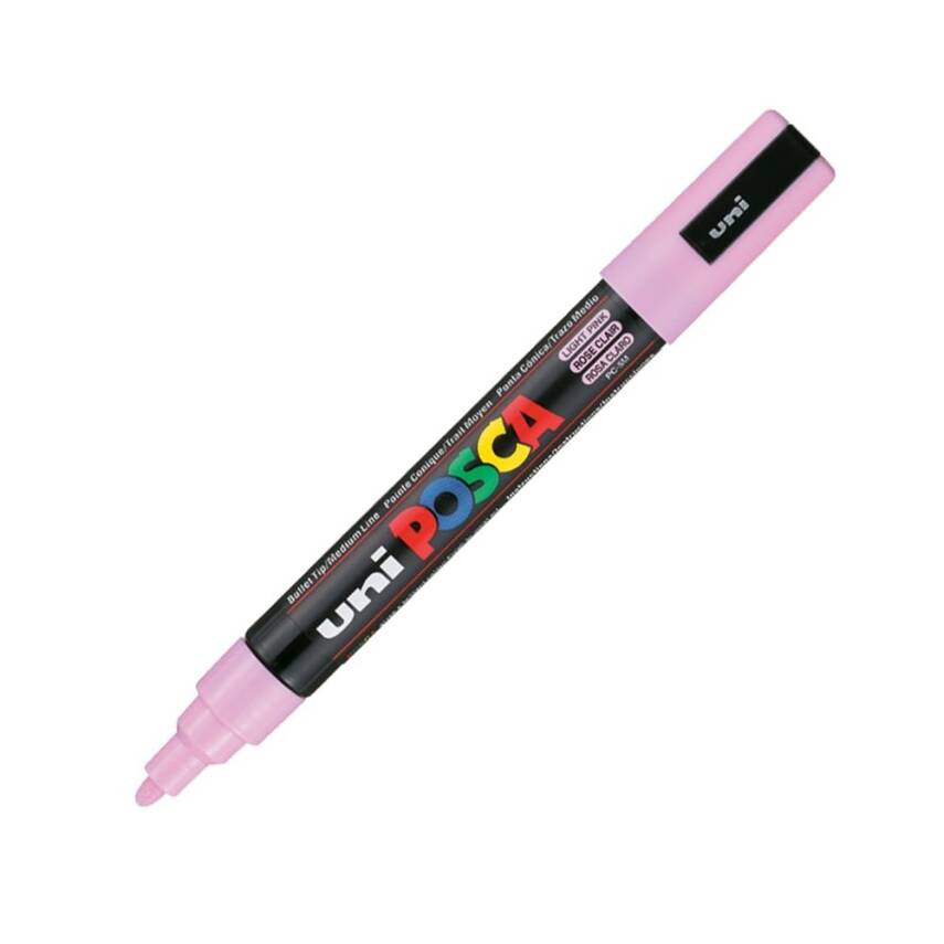 Uni Posca Pc-5M Acrylic Marker 1.8-2.5 mm Light Pink - 1