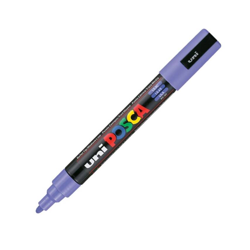 Uni Posca Pc-5M Acrylic Marker 1.8-2.5 mm Lilac - 1