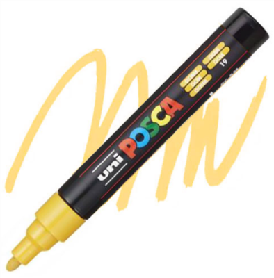 Uni Posca PC-5M Acrylic Marker 1.8-2.5 mm Okra