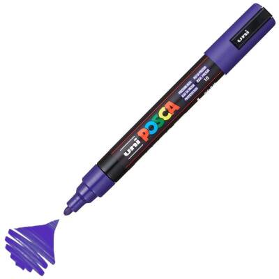 Uni Posca Pc-5M Acrylic Marker 1.8-2.5 mm Prussian Blue