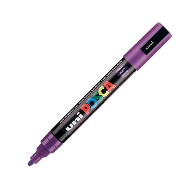 Uni Posca Pc-5M Acrylic Marker 1.8-2.5 mm Purple