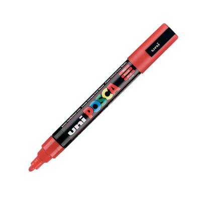 Uni Posca Pc-5M Acrylic Marker 1.8-2.5 mm Red