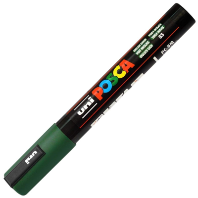 Uni Posca Pc-5M Boyama Markörü 1.8-2.5 mm İngiliz Yeşili