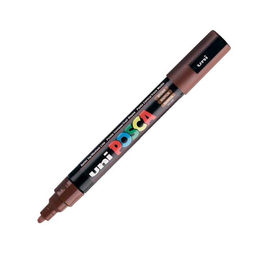 Uni Posca Pc-5M Coloring Marker 1.8-2.5 mm Brown - 1