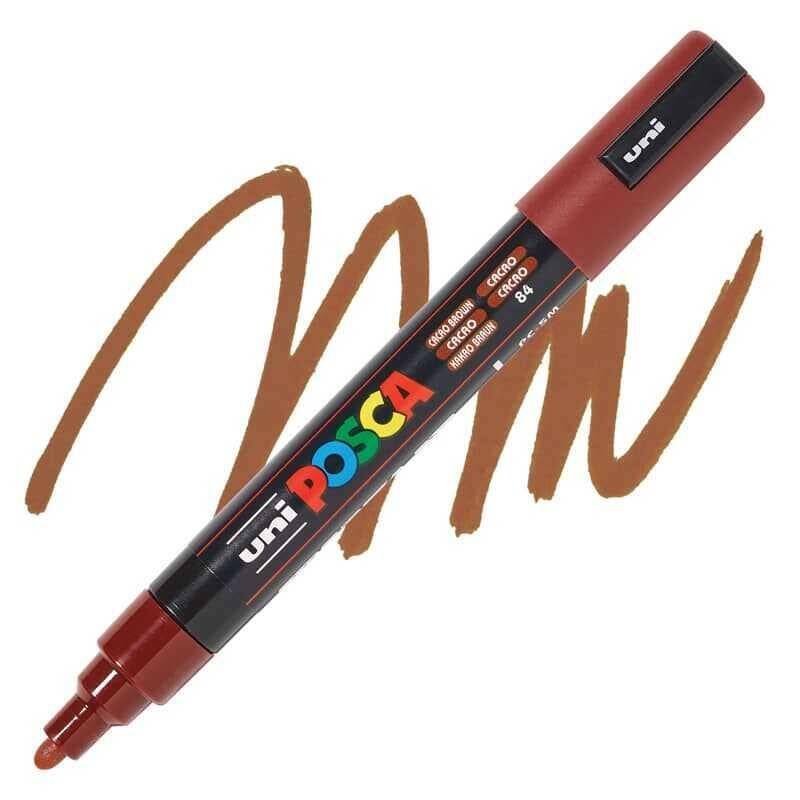 Uni Posca Pc-5M Coloring Marker 1.8-2.5 mm Cocoa Brown - 1