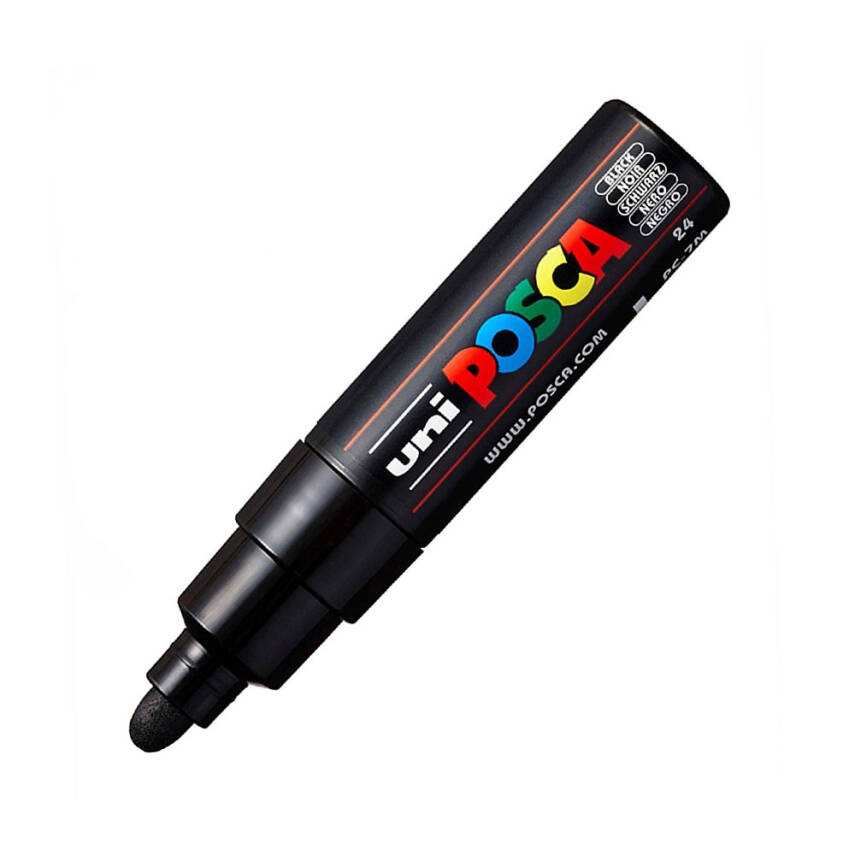 Uni Posca Pc-7M Acrylic Marker 4.5-5.5 mm Black - 1