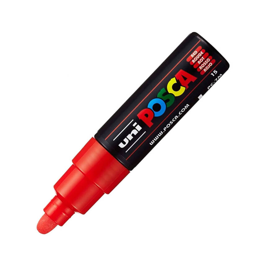 Uni Posca Pc-7M Boyama Markörü 4.5-5.5 mm Kırmızı - 1
