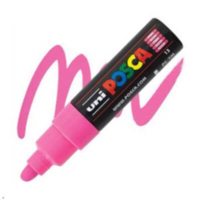 Uni Posca Pc-7M Boyama Markörü 4.5-5.5 mm Pembe