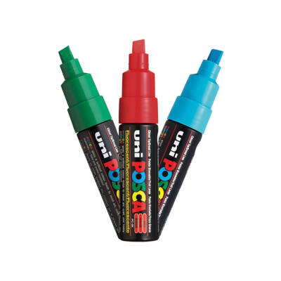Uni Posca Pc-8K Acrylic Marker 8 mm Chisel Tip