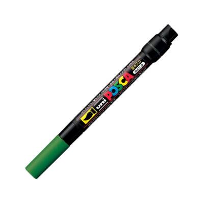 Uni Posca Pcf-350 Fırça Uçlu Boyama Markörü 1-10 mm Yeşil