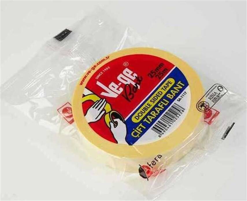 Vege Double Sided Tape 25X25 With Hanger - 1