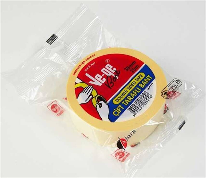 Vege Double Sided Tape 38X25 With Hanger - 1