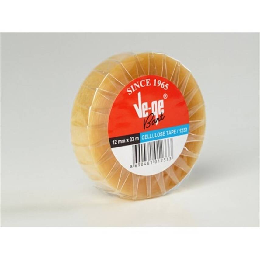 Vege Eto 1233 Transparent Tape 12*33 Mt - 1