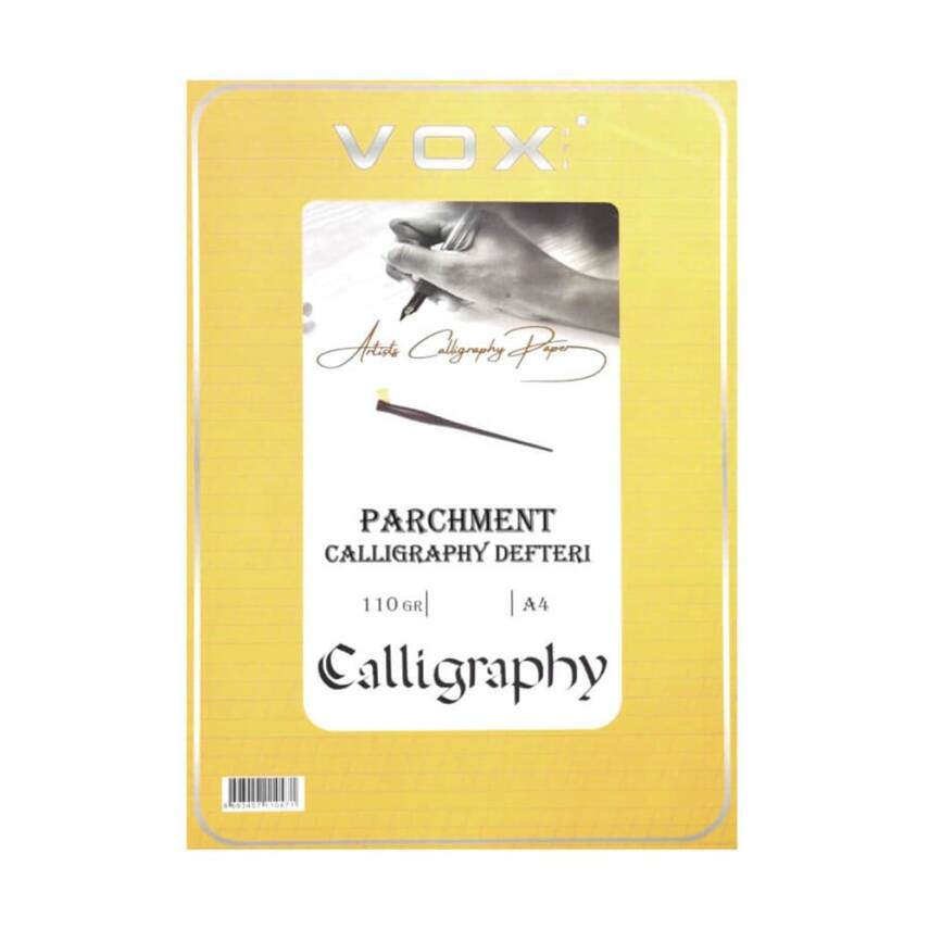 Vox Parchment Paper Calligraphy Notebook 100gr A4 30 Pages - 3
